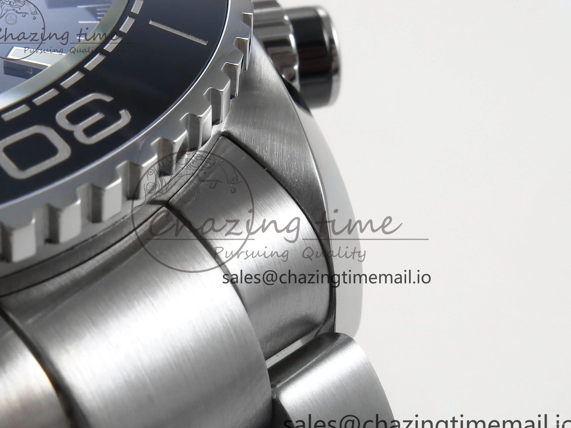 0125 FreshLook Planet Ocean Master Chronometer 600M 45.5mm SS SCF 1:1 Best Edition Black Bezel Black Dial on SS Bracelet A9900 Super Clone 7675